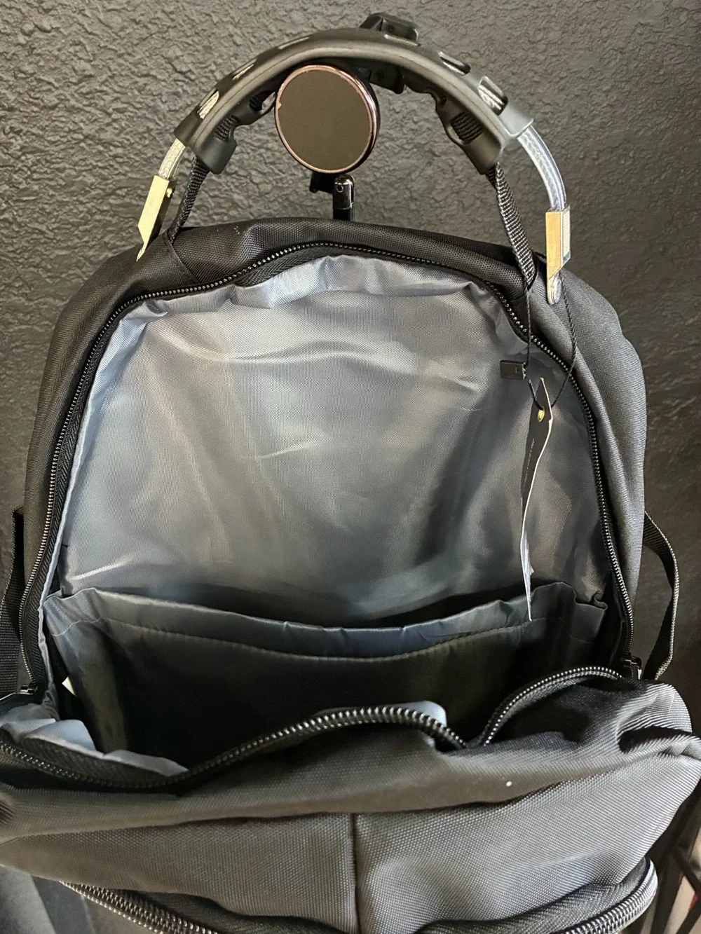 Beverly Hills Polo Club Black Men's Tech Backpack